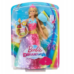 Lalka Barbie Dreamtopia Lalka Magiczne włosy Księżniczki Mattel