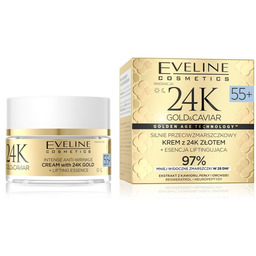 Eveline 24k gold&caviar Krem 55+ dzień/noc 50ml