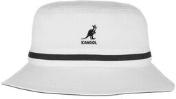 Kapelusz Bawełniany Stripe Lahinch by Kangol, biały, cm