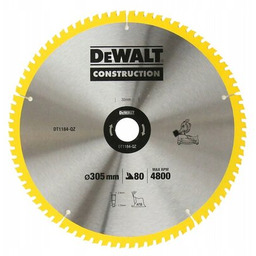 DEWALT Tarcza do cięcia DT1184 305 mm