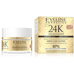 Eveline 24k gold&caviar Krem 65+ dzień/noc 50ml
