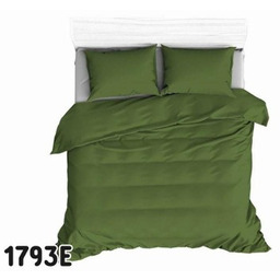 Pościel bawełniana 160x200 Extra zielona butelkowa jednobarwna