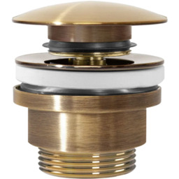 Rea Korek umywalkowy uniwersalny klik-klak Rea Złoty Antyczny