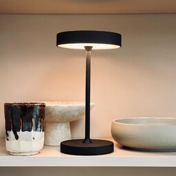 Lampa Stołowa Dyberg Larsen, Starlight, ściemnialny, czarny, sypialnia,