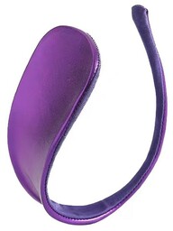 STD Invisible Strapless C-String Metallic Look Purple
