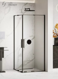 NEW TRENDY EXK-4167 KABINA SMART BLACK PROSTOKąTNA 90x120x200
