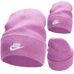 Czapka Zimowa Nike Peak Beanie Różowa Ciepła Sportowa