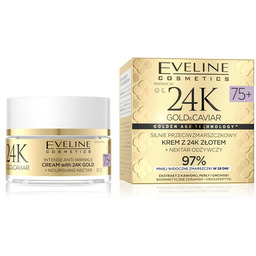 Eveline 24k gold&caviar Krem 75+ dzień/noc 50ml