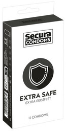 WYTRZYMAŁE PREZERWATYWY SECURA EXTRA SAFE 12 SZT. 282661