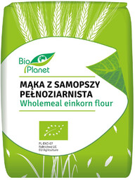 Bio Planet Mąka z samopszy pełnoziarnista 1 kg