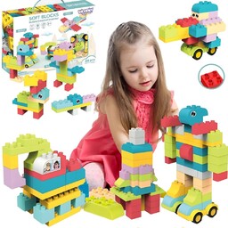 WOOPIE Duże Klocki Konstrukcyjne Edukacyjne dla Dzieci 86