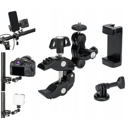 Zestaw montażowy do kamer sportowych i akcesoriów JJC