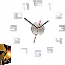 Zegar ścienny w stylu nowoczesnym akrylowy digit mirror