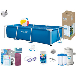 Basen Intex 220x150x60 Ogrodowy Stelażowy 28270 13w1