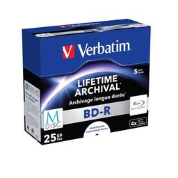 Płyty BD-R VERBATIM, 25 GB, 4x, 5 szt.