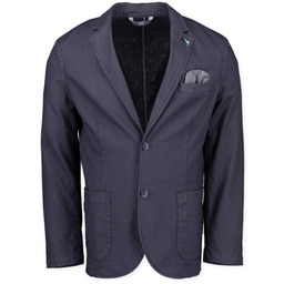 Marynarka Męska Lniana Granatowa S4 Duże Rozmiary