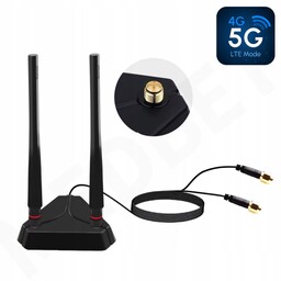 Podwójna Wydajna Antena Gsm 21 dBi Podwójne Złącze