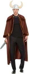 Viking Costume, Brown, with Cape & Helmet