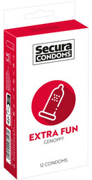 KROPKOWANE PREZERWATYWY SECURA EXTRA FUN 12 SZT. 281480