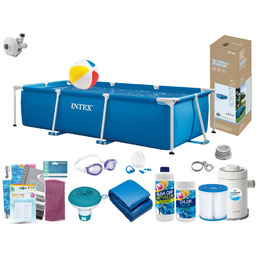 Basen Intex 220x150x60 Ogrodowy Stelażowy 28270 16w1