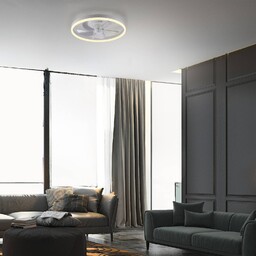 JUST LIGHT. GmbH Wentylator sufitowy LED Rita, biały,