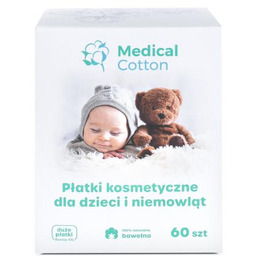 Płatki kosmetyczne dla dzieci i niemowląt, 60szt.