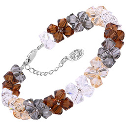 MYNESS Bransoletka z kryształów Swarovski