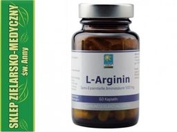 L-Arginin 60 Kapsułek Arginina + Witamina B6