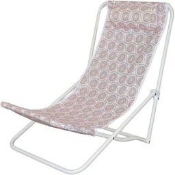 PROBEACH Leżak plażowy 1073835 Niebiesko-pomarańczowy