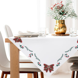 Markizeta Obrus serweta Nina wodoodporna 80x80 001 biała