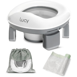 Nocnik Turystyczny dla Dzieci Składany Przenośny 2w1 Nakładka