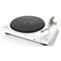 Denon DP-450USB Manualny Napęd paskowy Przedwzmacniacz Biały Gramofon