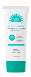 Esfolio, Blue Flower Protect Cream, rozświetlający krem przeciwsłoneczny