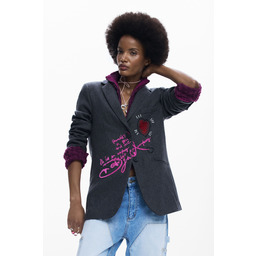 Marynarka z kapturem łączona