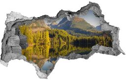 Dziura 3d w ścianie naklejka Panorama Tatry