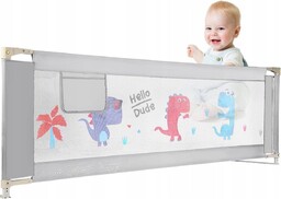 BARIERA BEZPIECZEŃSTWA DO ŁÓZKA 180 CM OCHRONA