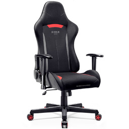 Fotel gamingowy Diablo X-ST4RTER: czarno-czerwony, dla początkujących