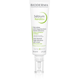 BIODERMA Sébium Kerato+ Żel-krem przeciwtrądzikowy o wysokiej tolerancji,