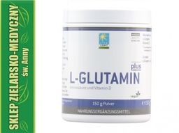 L-GLUTAMINA PLUS PROSZEK 150g Glutamina + Witamina D
