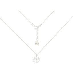 Srebrny choker pancerka z ważką