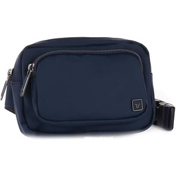 Roncato Okrągła saszetka na pasek dla mężczyzn, niebieska,