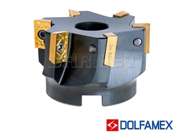 DOLFAMEX Frez składany nasadzany 50 mm walcowo-czołowy 5-ostrzowy