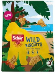 Wild Biscuits - herbatniki bezglutenowe dla dzieci Schar
