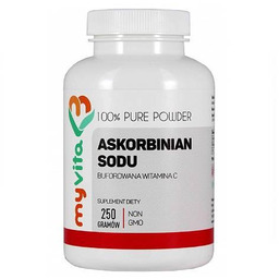 MyVita Askorbinian sodu (Buforowana Witamina C) Proszek, 250g