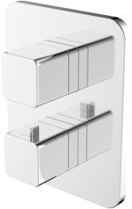 Bateria wannowo-prysznicowa Parma PM7436 CRB Omnires