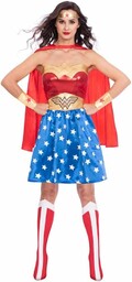 amscan 9906148 Damski kostium superbohatera Warner Bros Wonder