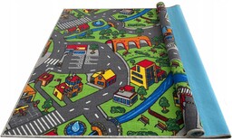 Dywan dziecięcy szary do Przedszkola 250x250 ulice