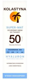 KOLASTYNA Hyaluron Super-Mat Ochronny krem do twarzy SPF50,
