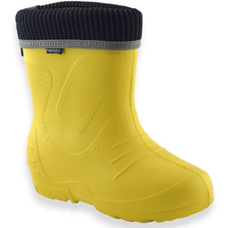 Kalosze dla dzieci w modnym kolorze filcowy ocieplacz