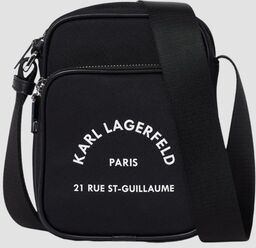 KARL LAGERFELD Czarna saszetka męska Nylon